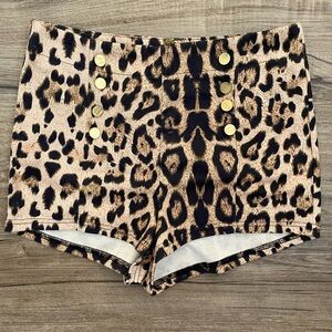 Cheetah Print Hot Shorts